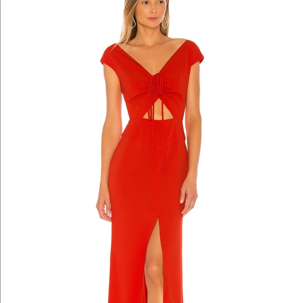 Red Lovers and Friends Camilla gown- Never worn